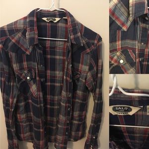 Men’s vintage pearl snap shirt